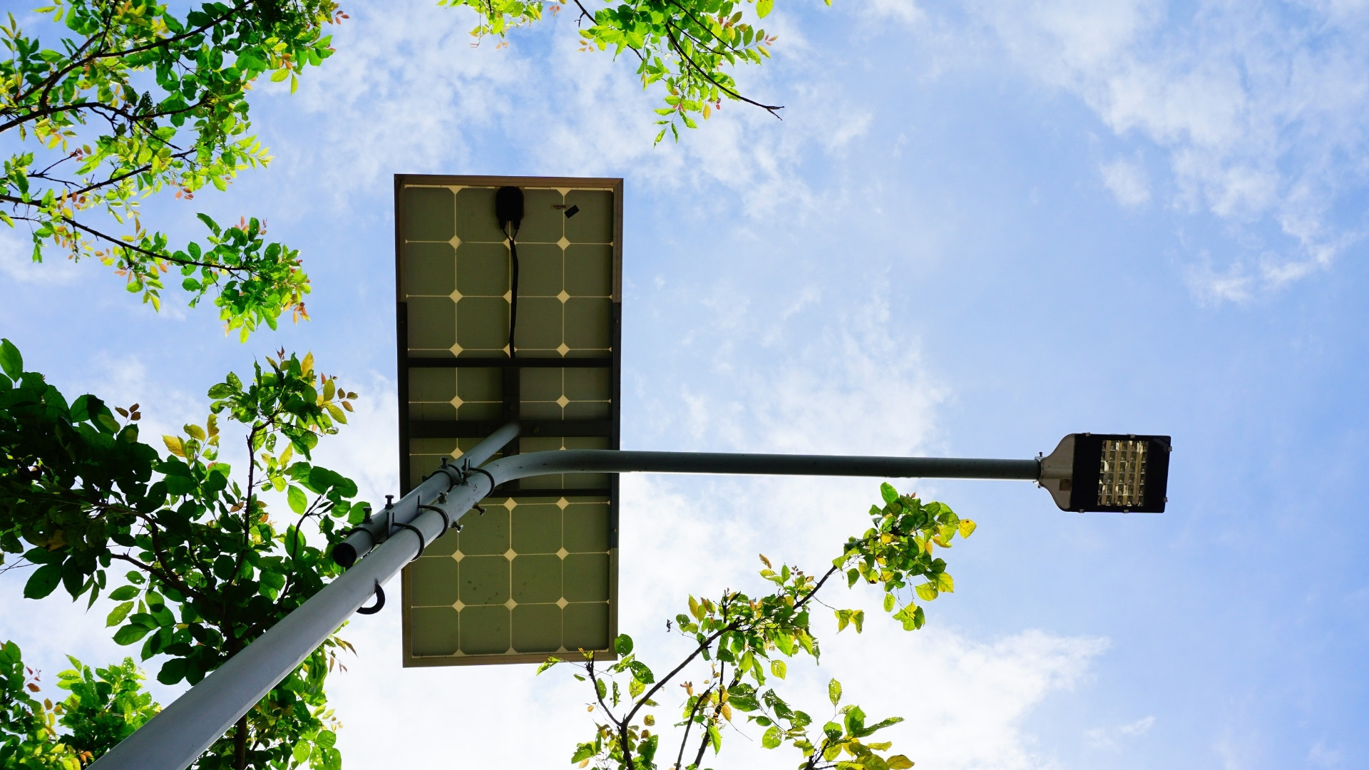 Energieeffiziente Solar-Straßenlaterne mit Photovoltaikmodul - nachhaltige Lösung für öffentliche Beleuchtung